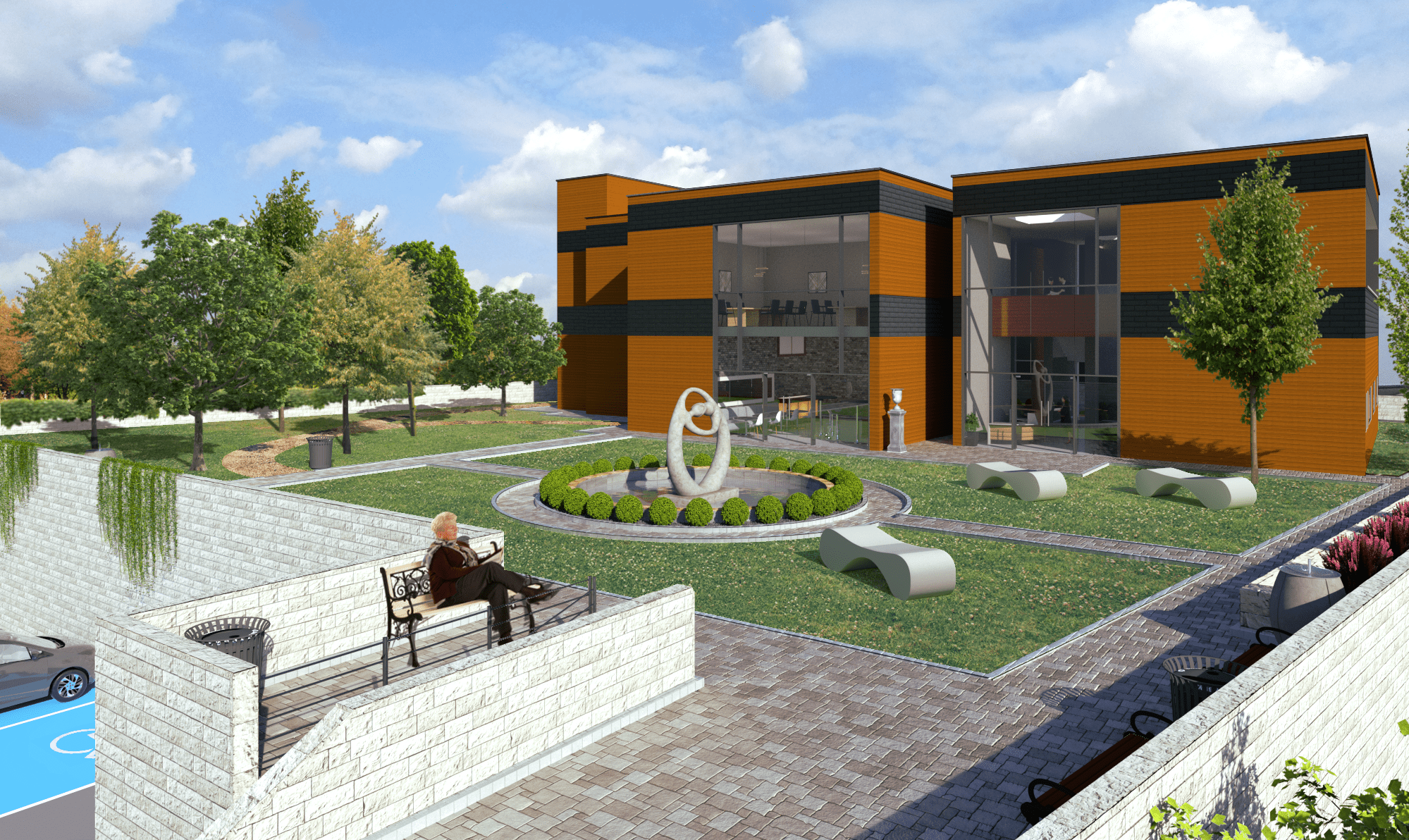 .בניין משרדים Exterieur 2020