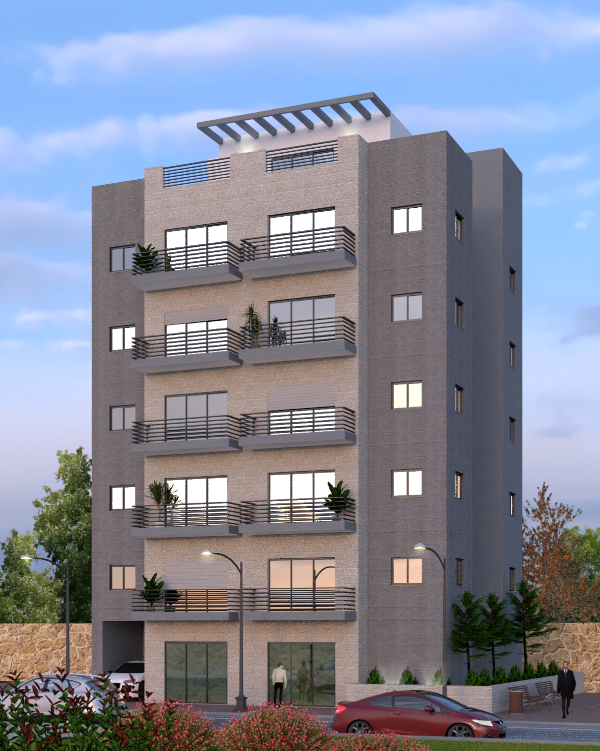 בנין מגורים - ההגנה 57 ת"א