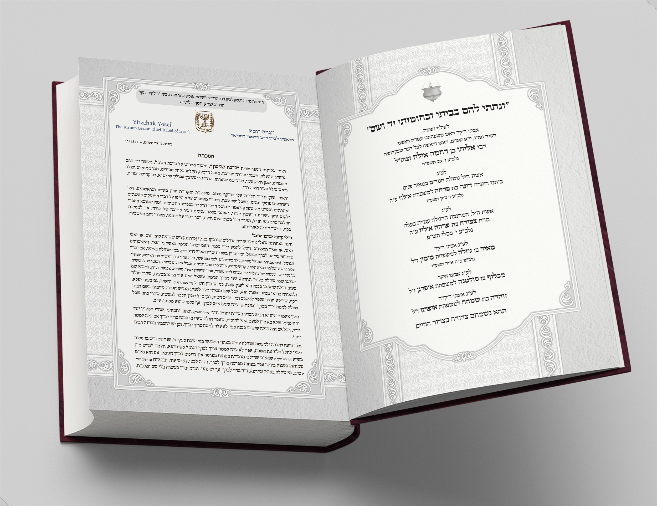 ברכת שמעון - הנצחה