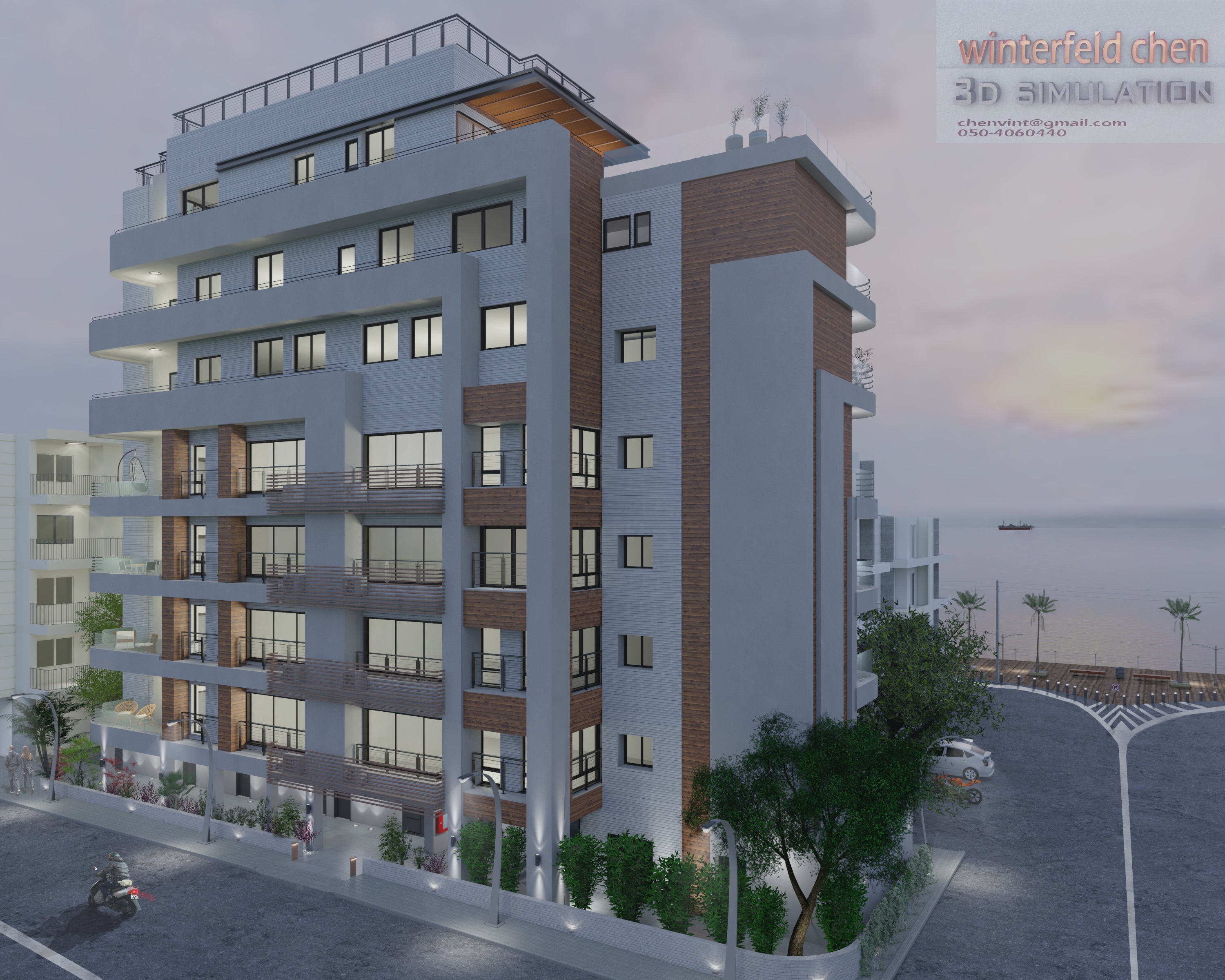 בת גלים הדמיית חוץ