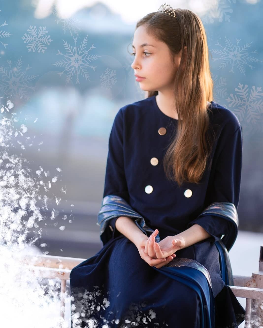 דוגמנית מלכת שלג| לוצקי דבורה צלמת