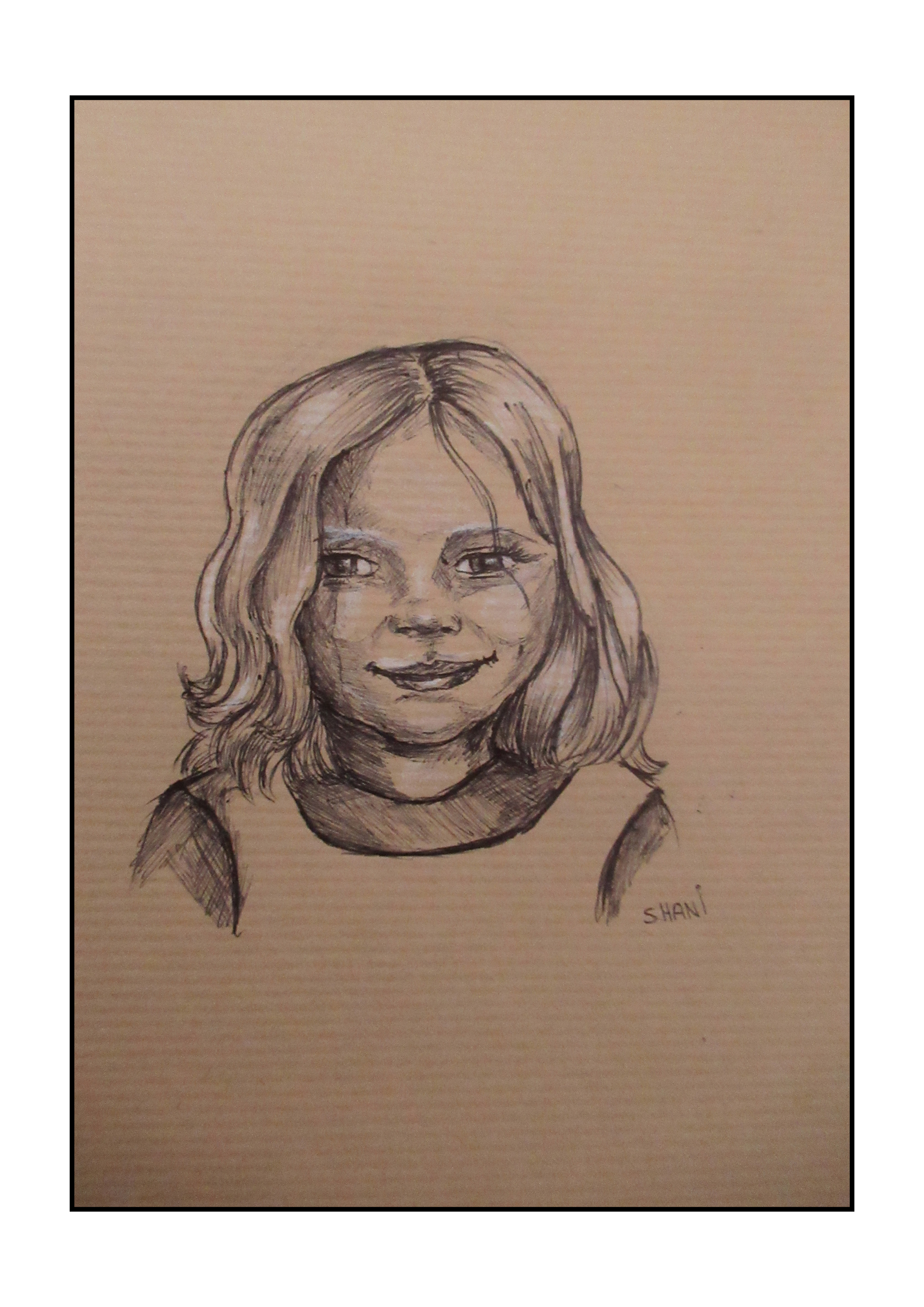 דיוקן של ילדה מתוקה בקליל