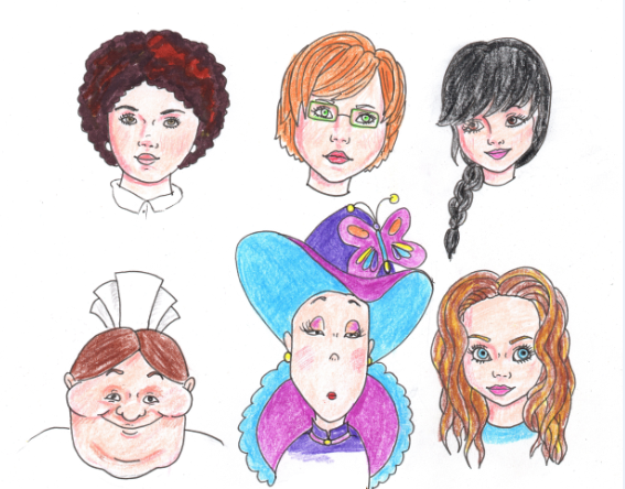 דמויות שונות  נשים