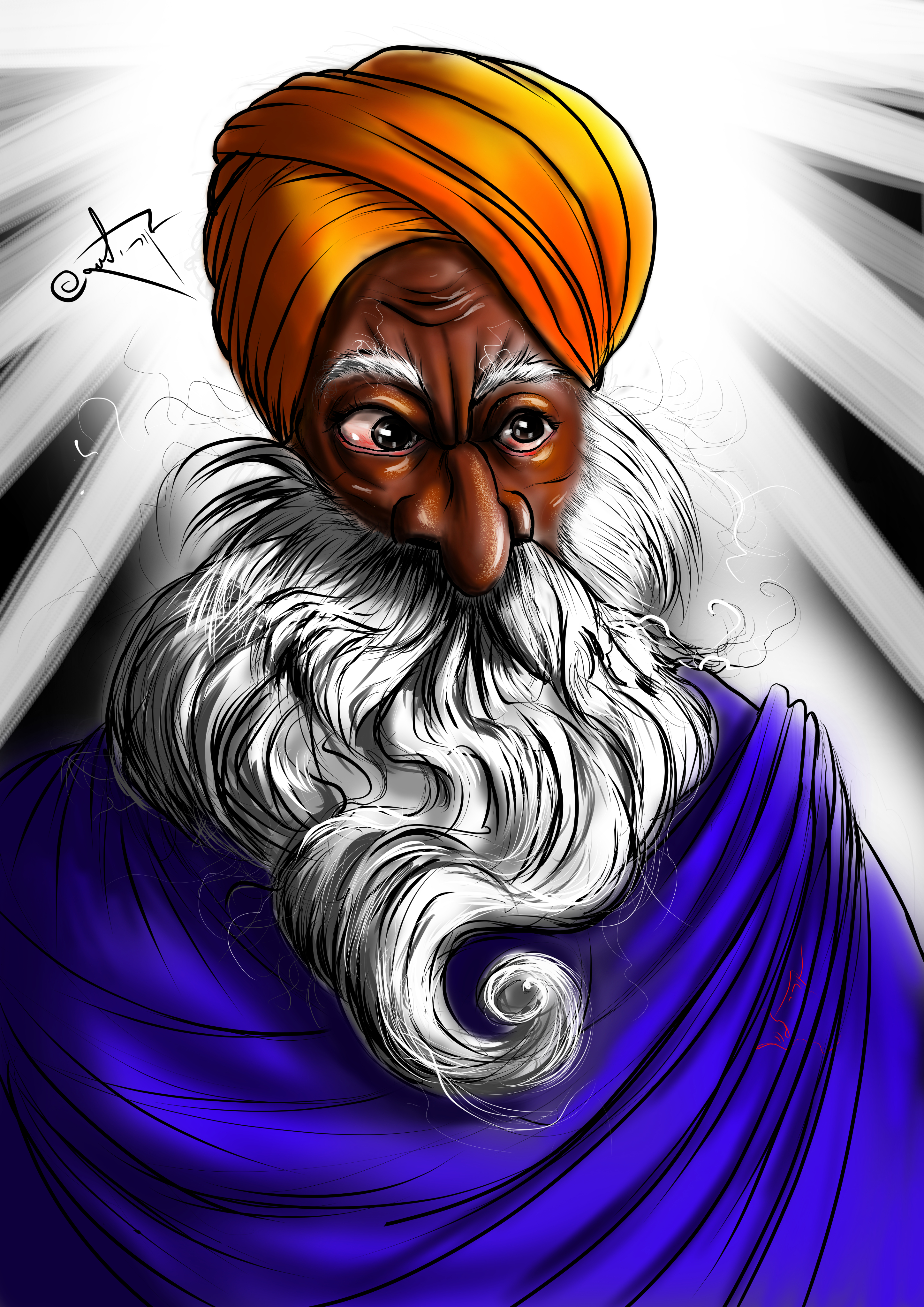 הבבא בובה
צוייר בזמן שיעור איור דיגיטלי :)