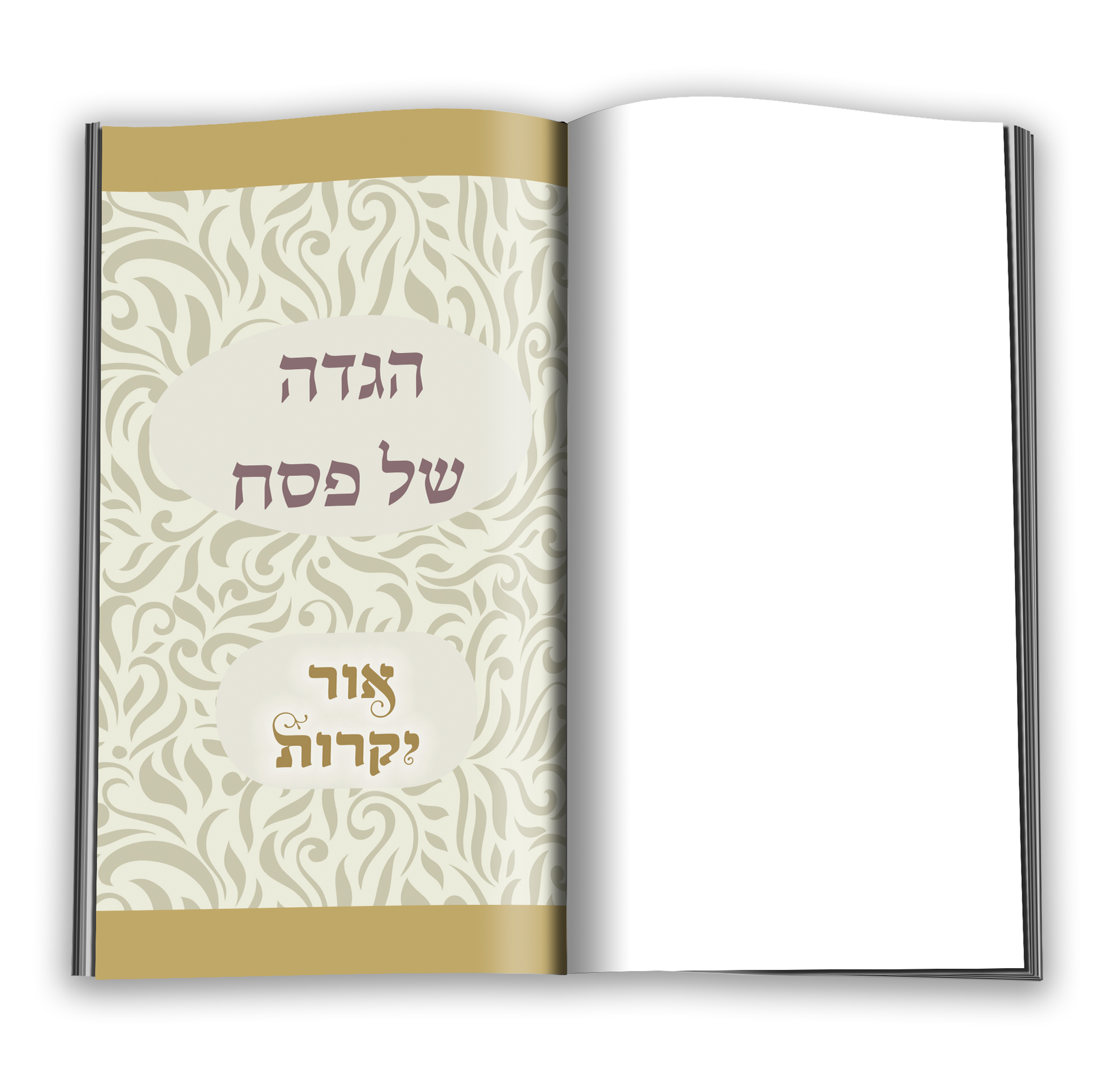 הגדה מהודרת לפסח spread 1