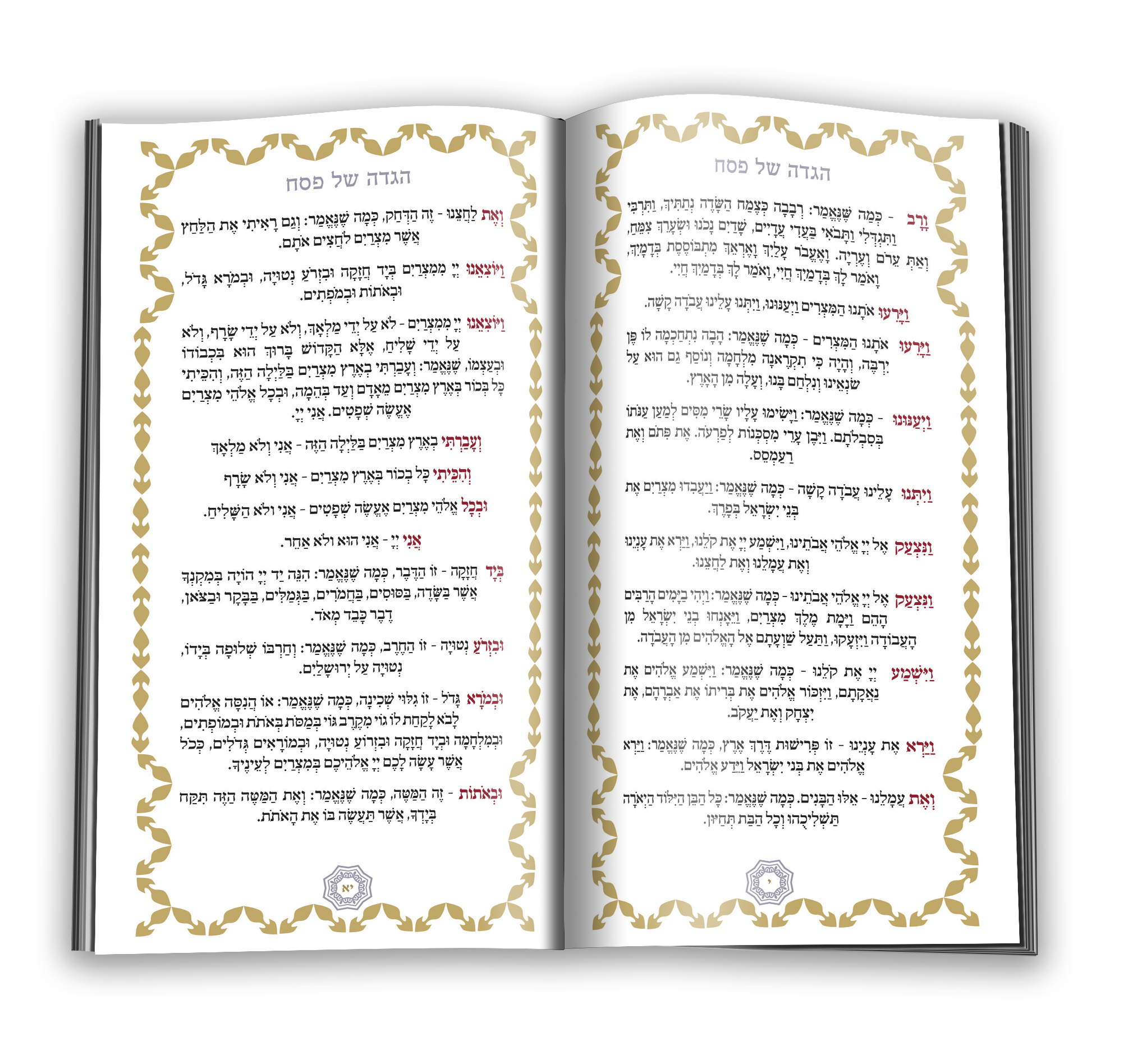 הגדה מהודרת לפסח spread 5