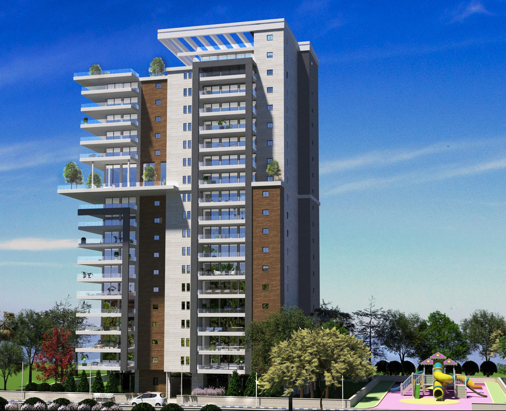 הגינה ליד המגדל