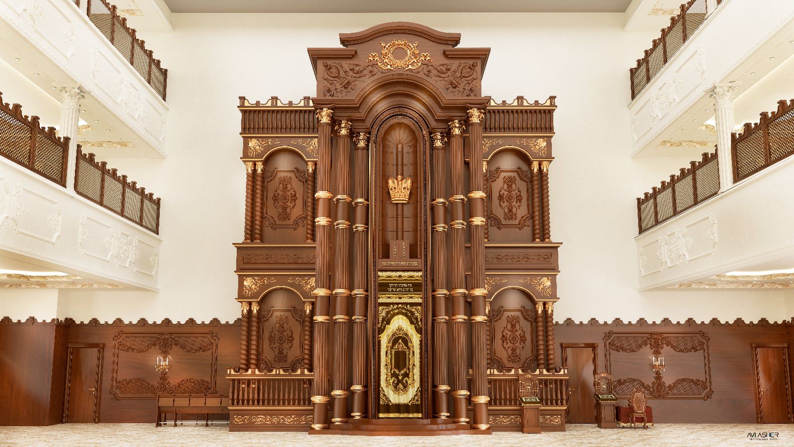 הדמיה ארון קודש טשערנאביל