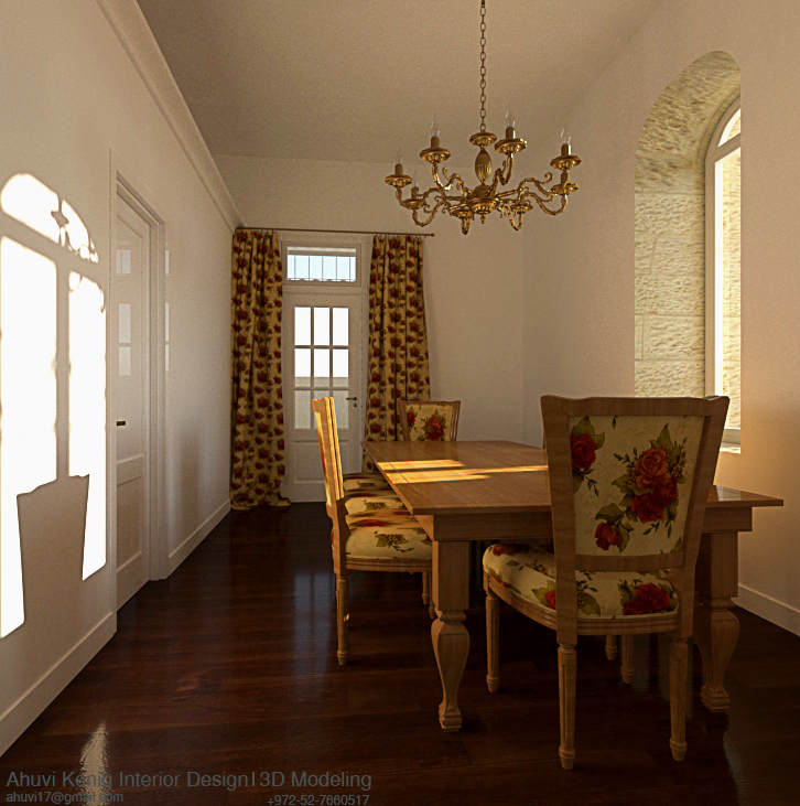 הדמיה דירה ב"זכרון משה" ירושלים