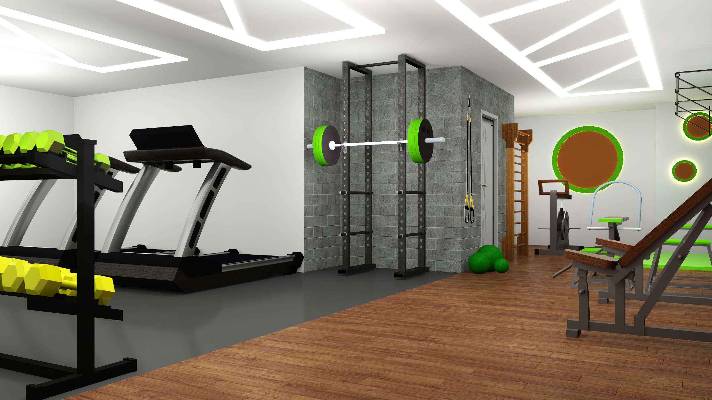 הדמיה - חדר כושר