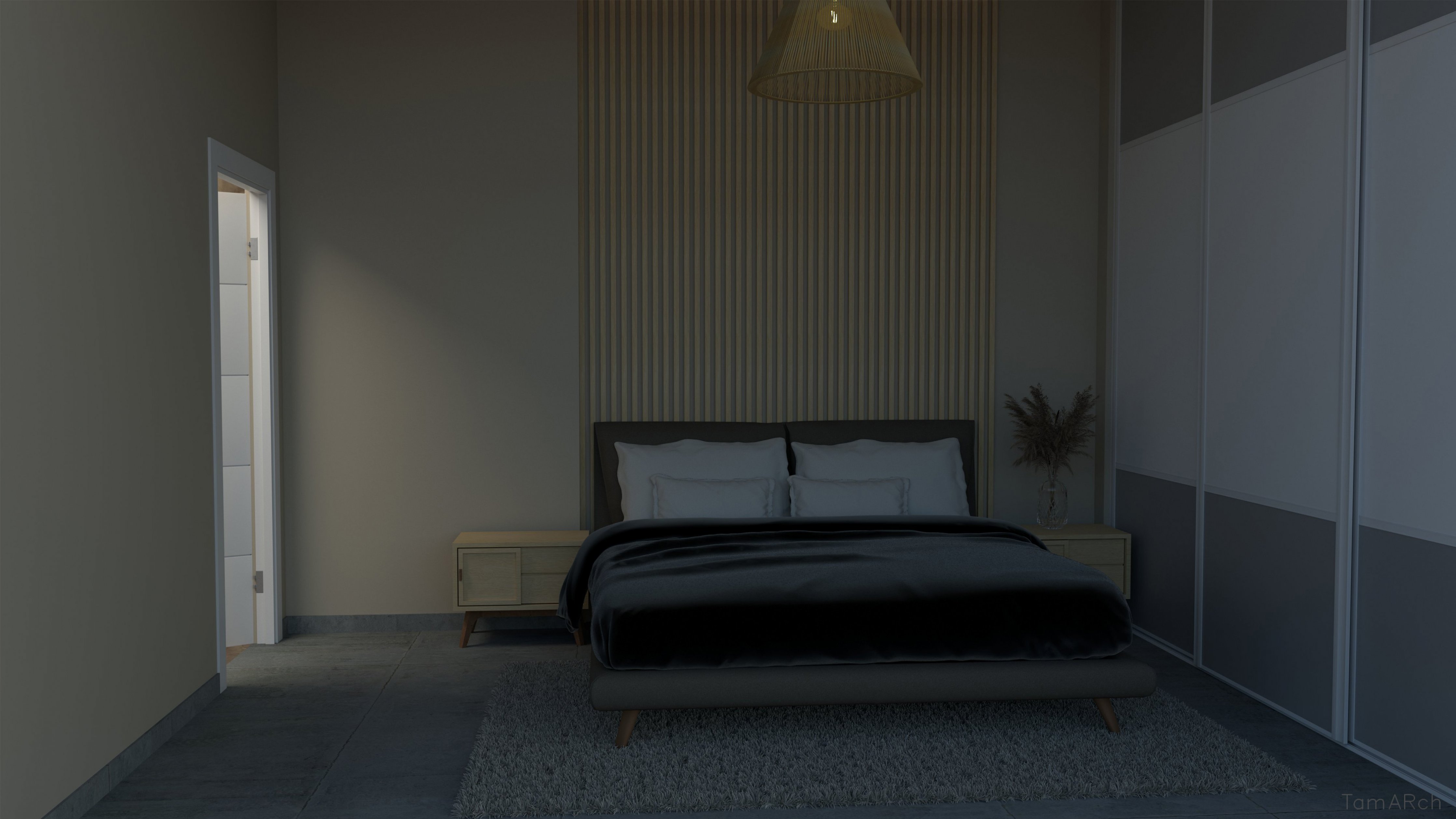 הדמיה חדר שינה