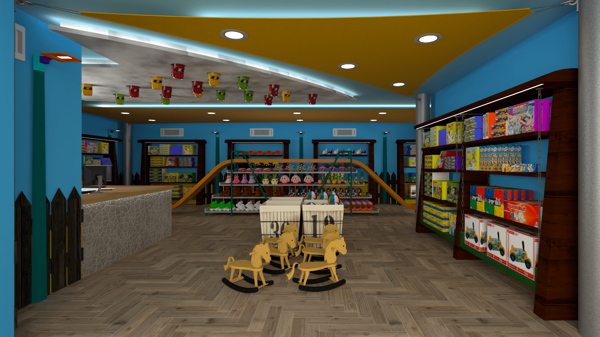 הדמיה לחנות צעצועים
