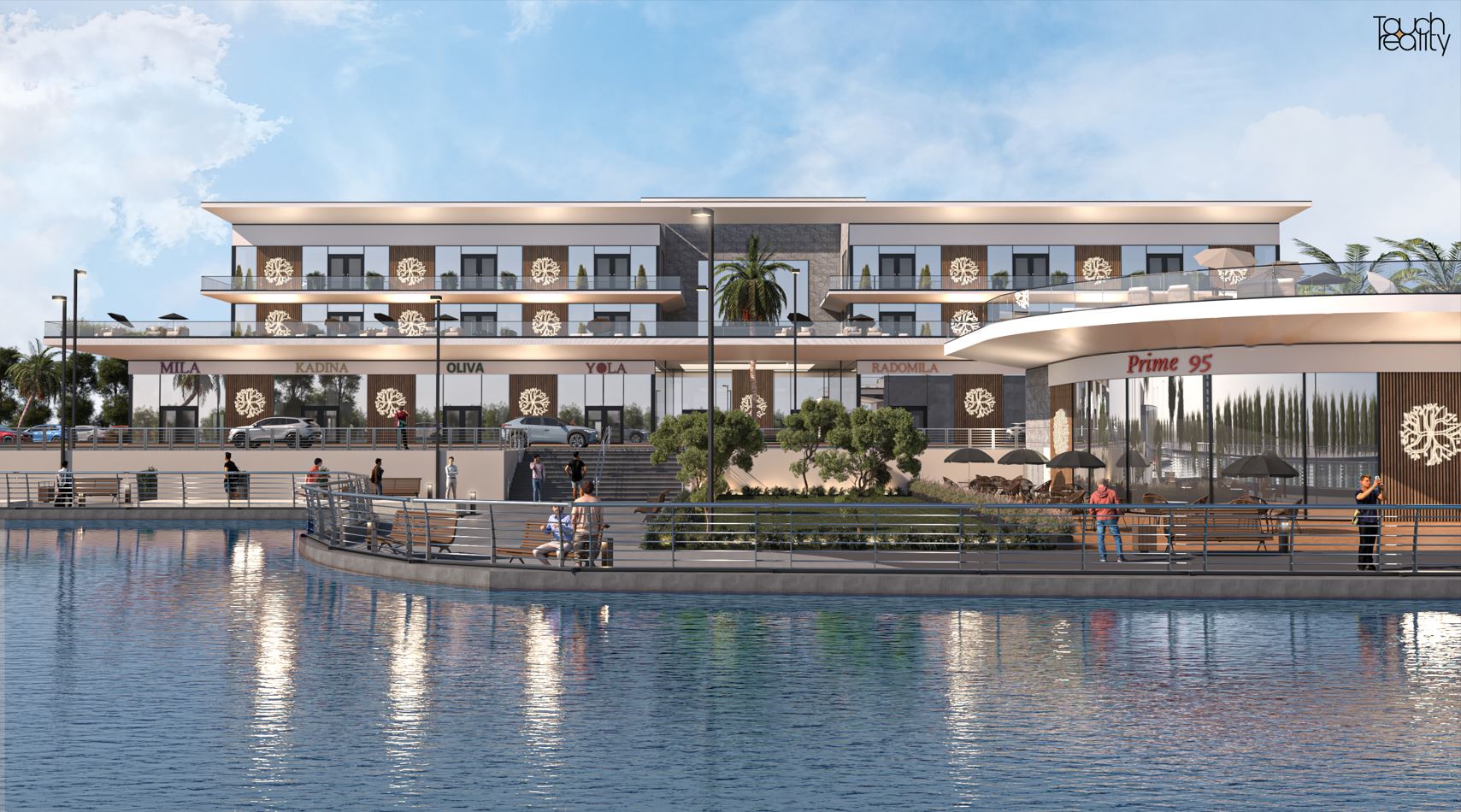 הדמיות חוץ - מתחם מסחרי בעומר