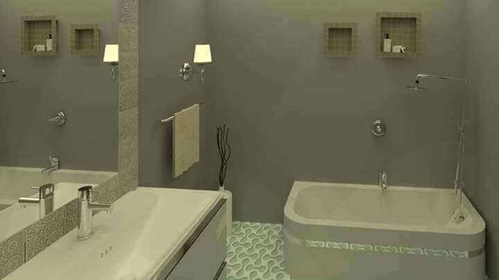 הדמיית חדר אמבט - 052-5051524 - צביה