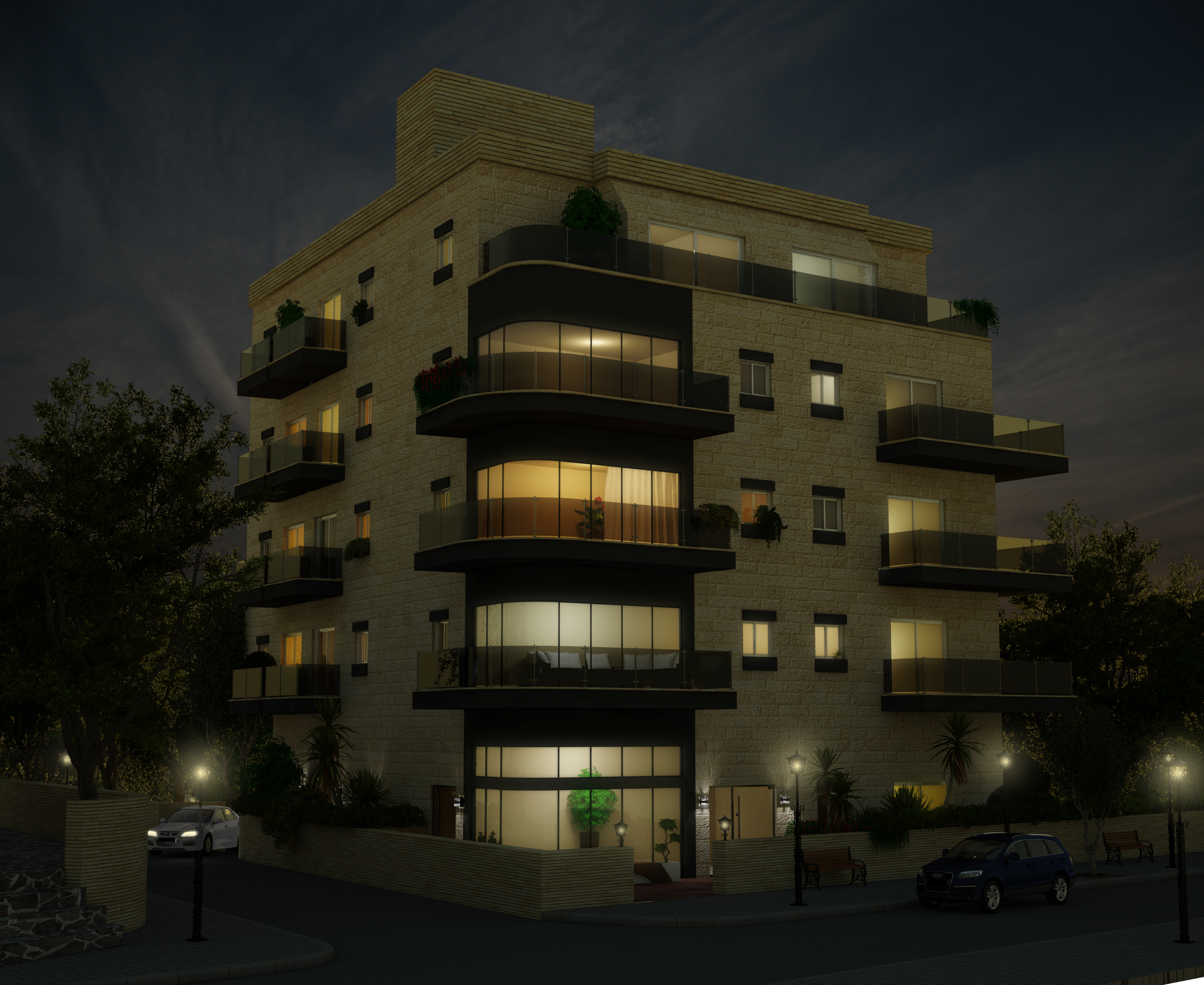 הדמיית חוץ - אור לילה