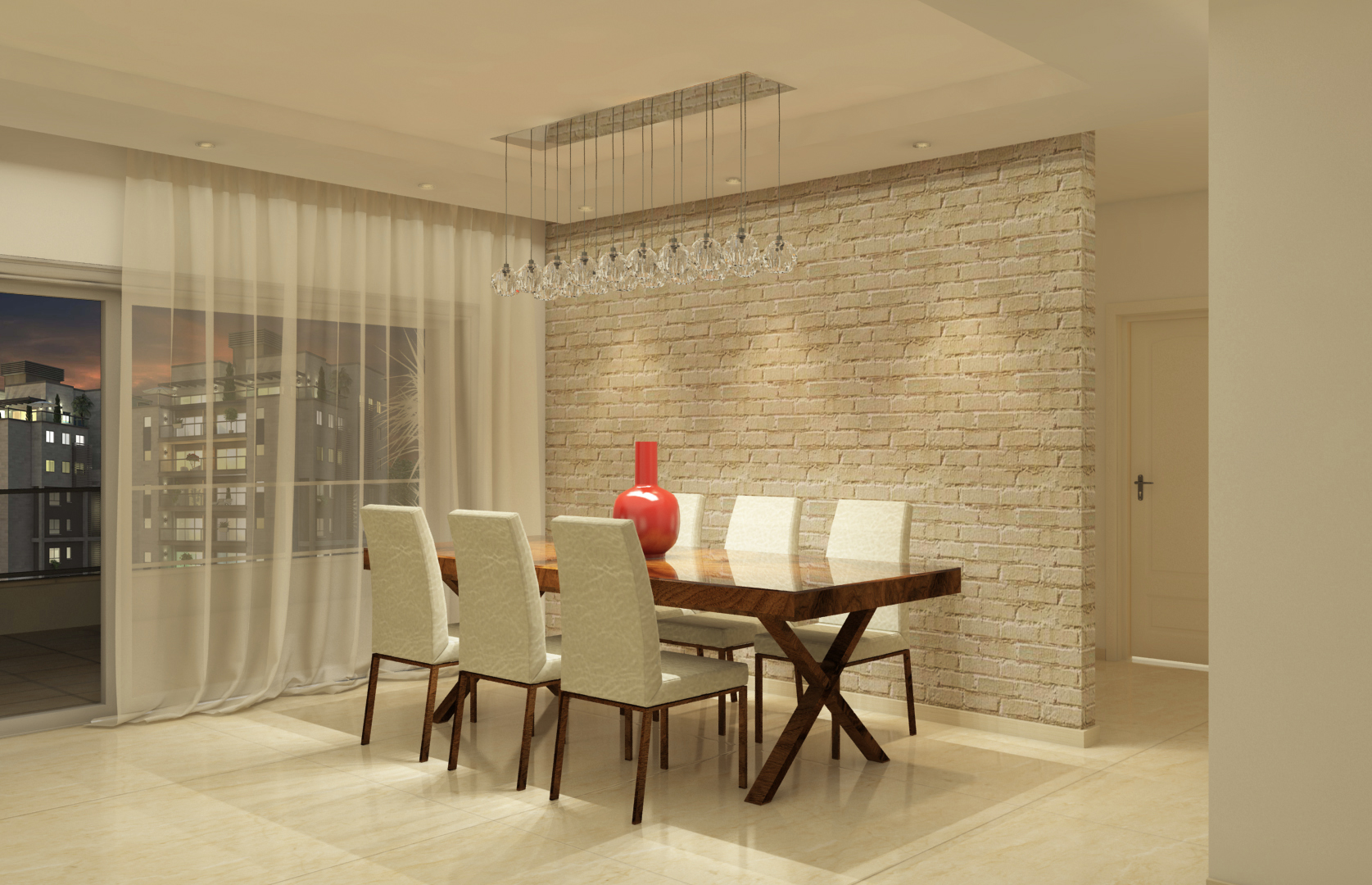 הדמיית סלון לילה 2