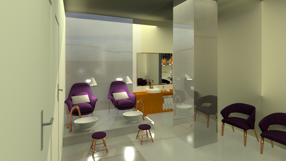 הדמיית פינת פדיקור