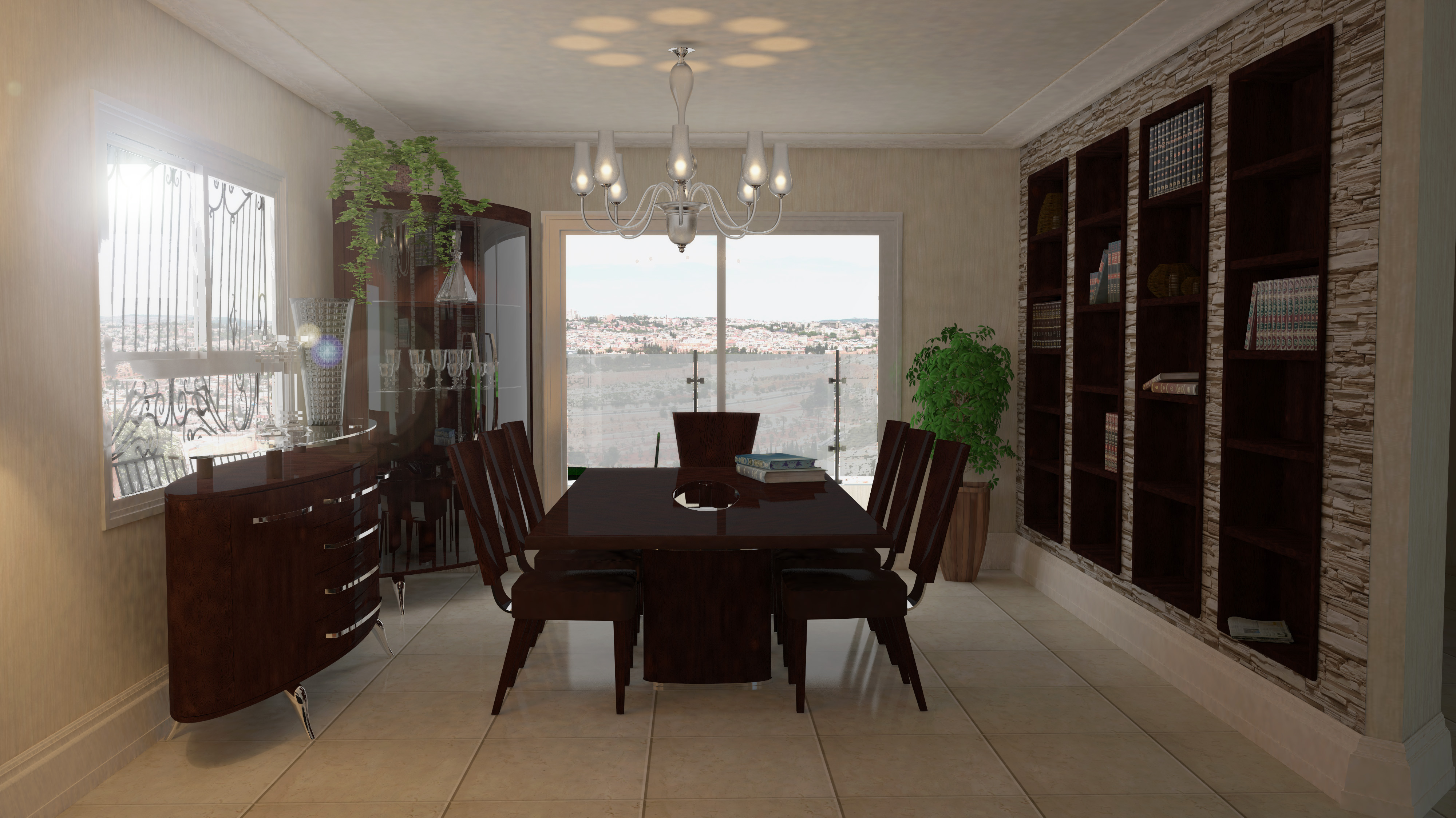 הדמיית פנים - הסלון של ההורים שלי