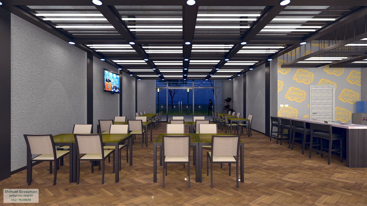 הדמיית פנים חלל ציבורי