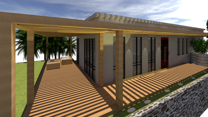 הדמיית צימר בצפון - 052-5051524 - צביה