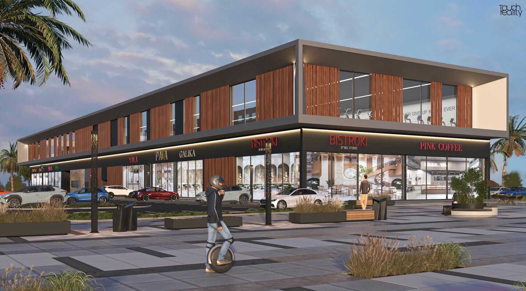 הדמית חוץ - מתחם האלופים נס ציונה