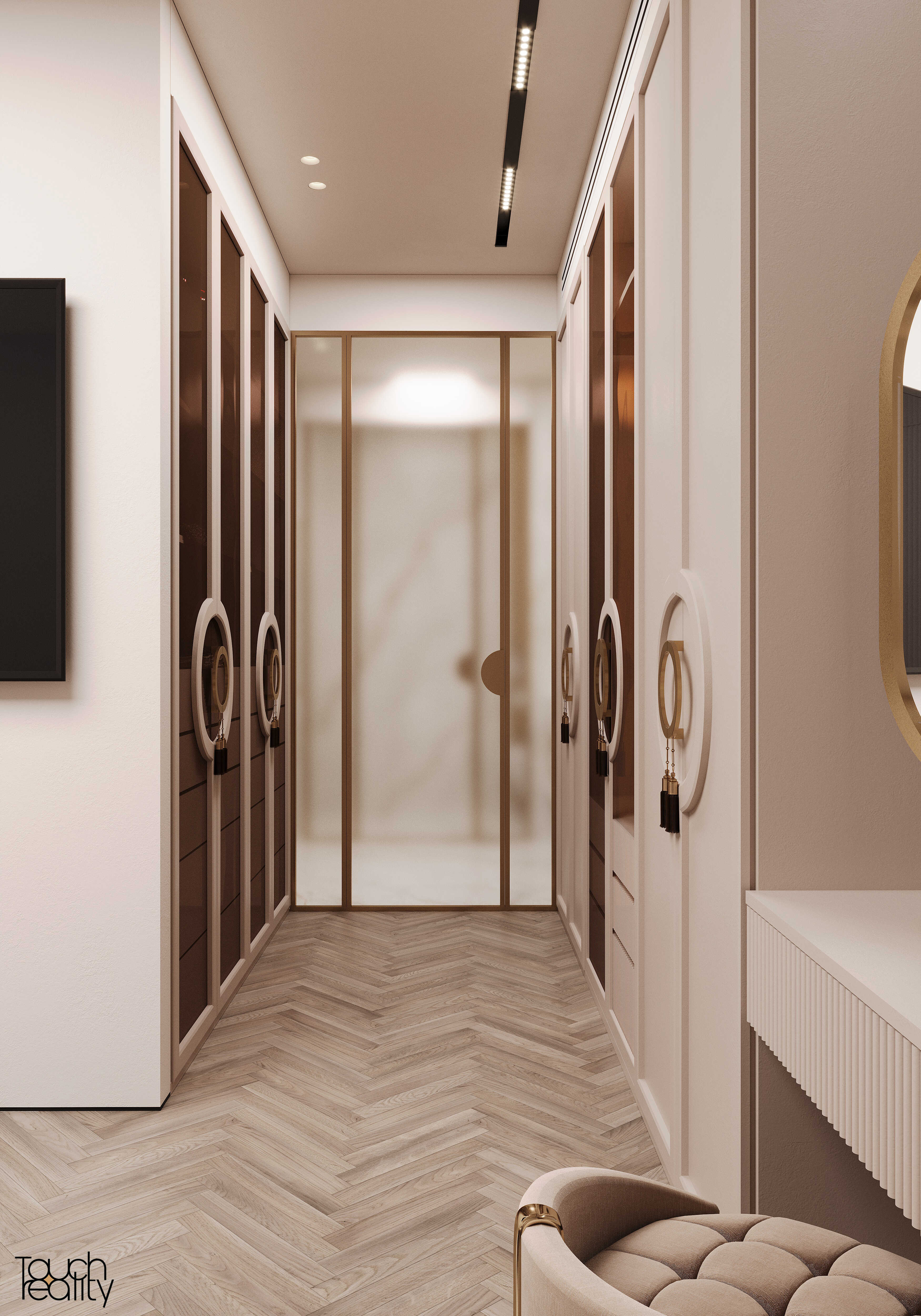 הדמית פנים - חדר ארונות