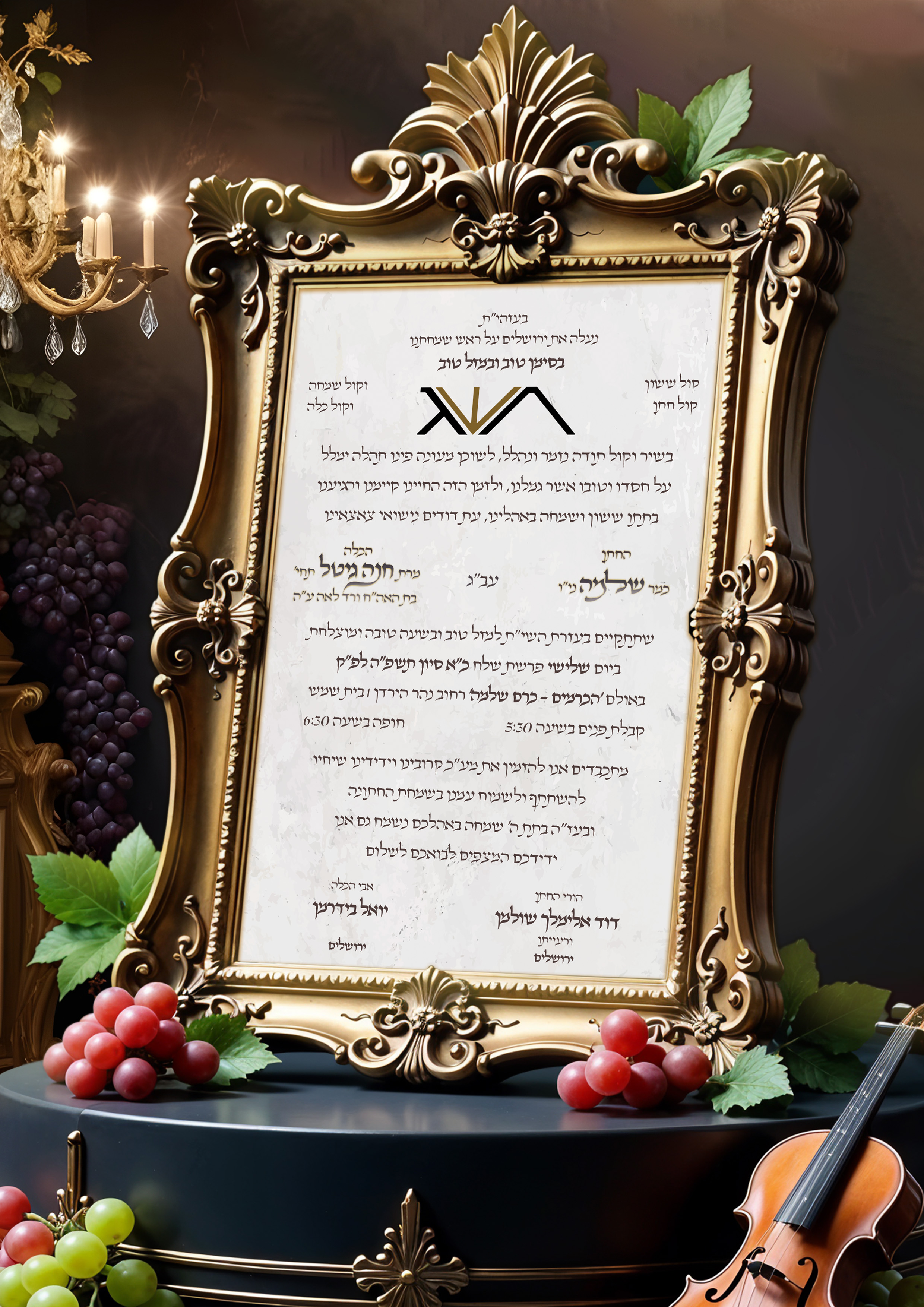 הזמנה לחתונה למייל