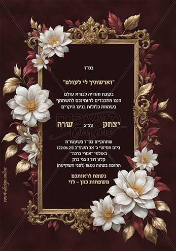 הזמנה לחתונה