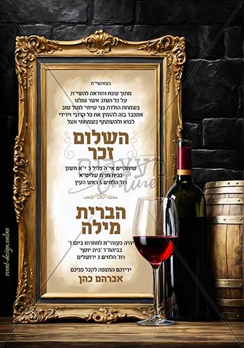 הזמנה לשלום זכר וברית