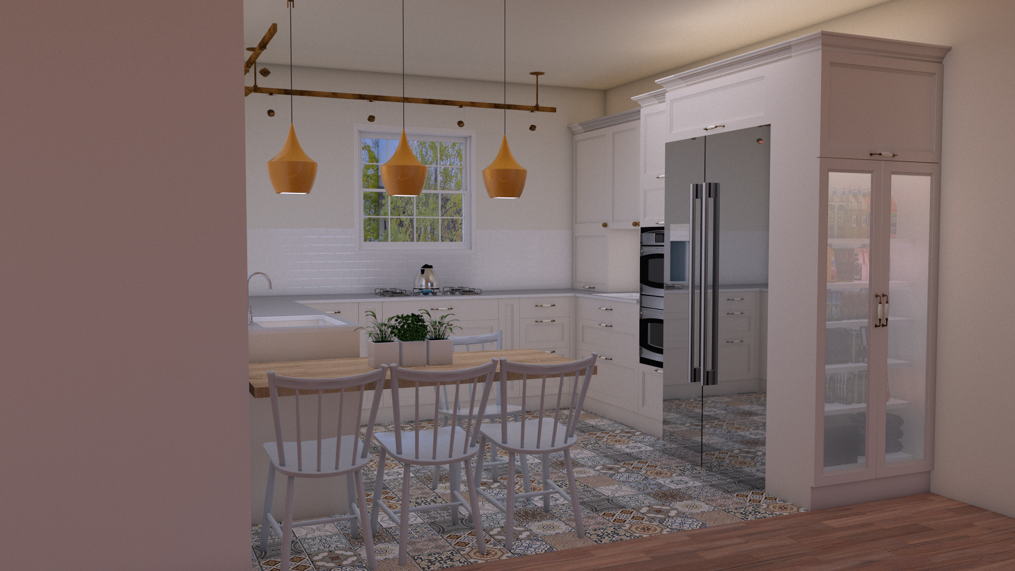 המטבח שעצבתי למשפחת פוריס