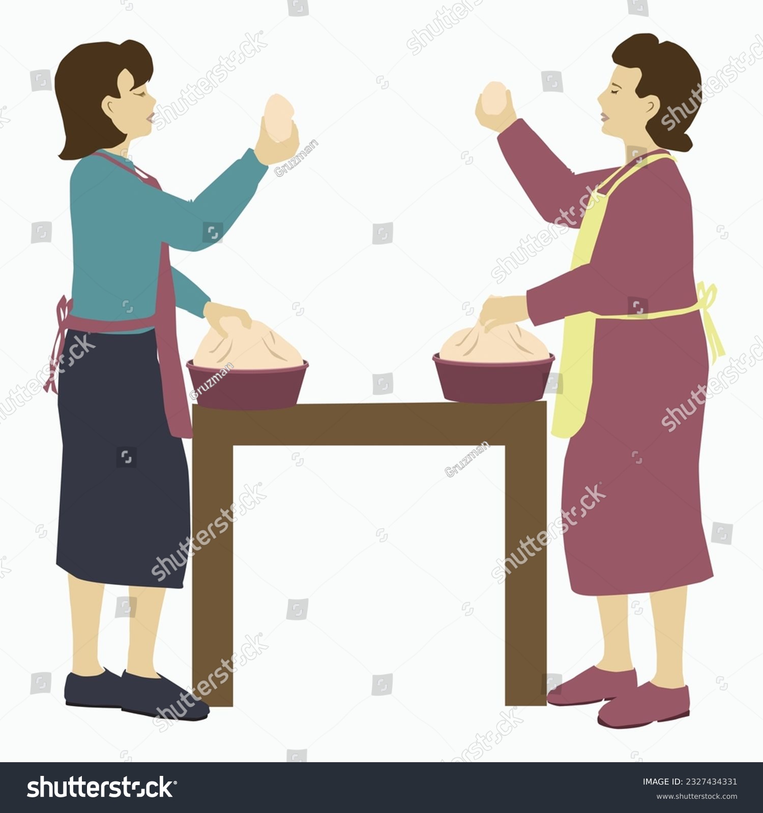 הפרשת חלה איור ציור וקטור רקע הזמנה עיצוב רבנית להורדה -2327434331.jpg