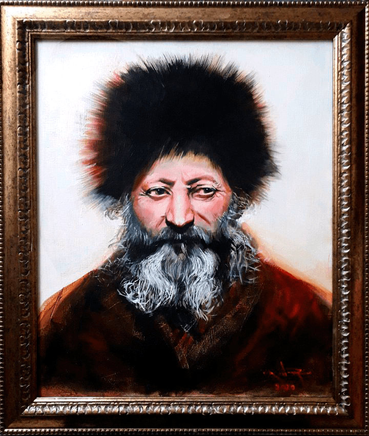 הרב קוק - אקריליק.