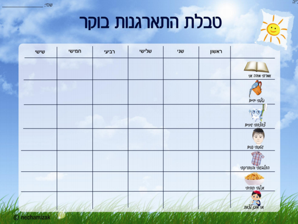 התארגנות בוקר