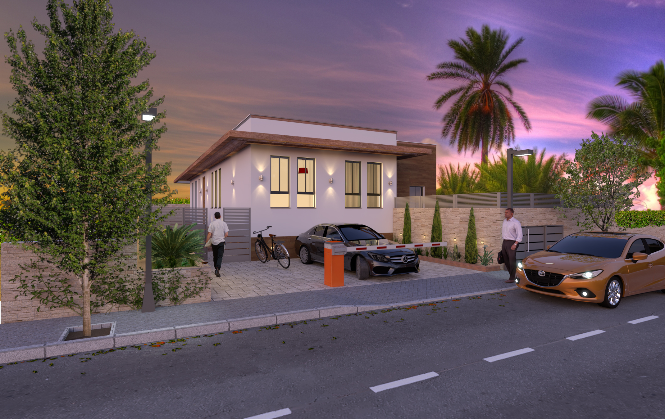 וילה מבט לילה