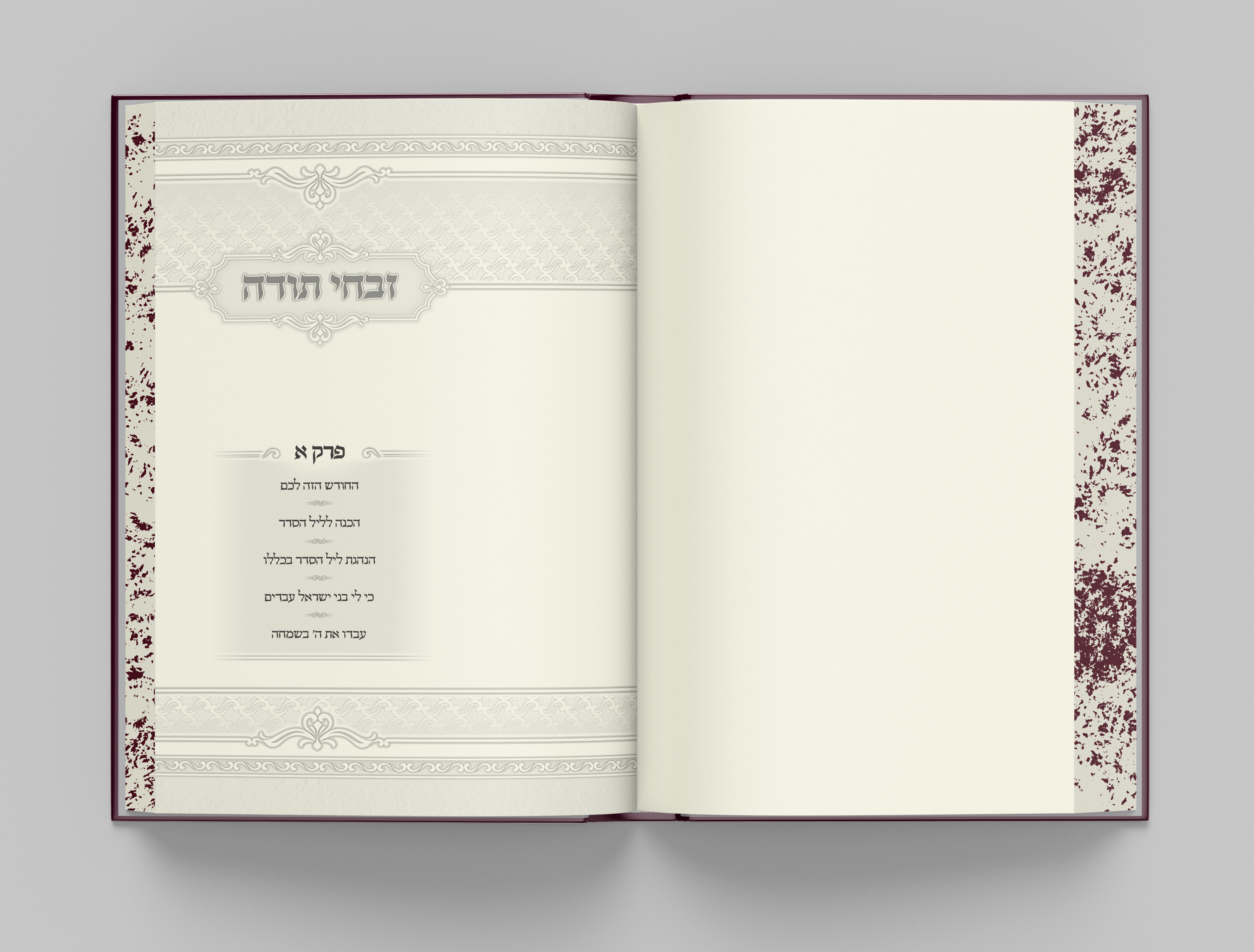 זבחי תודה שער פנימי