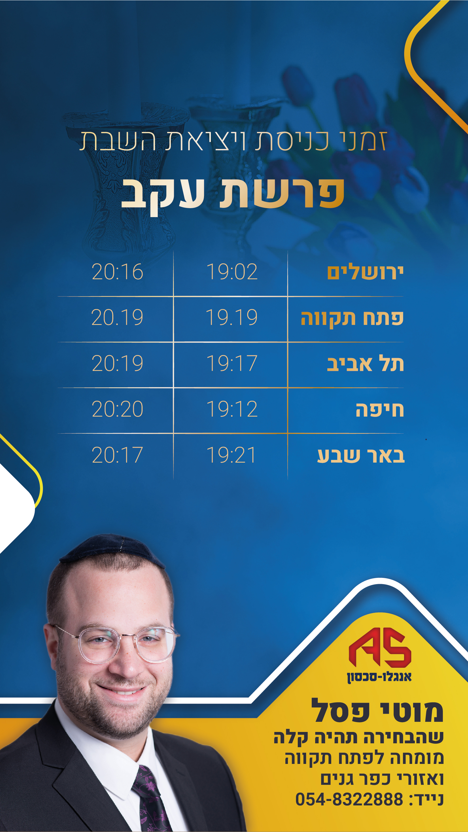 זמני כניסת שבת
