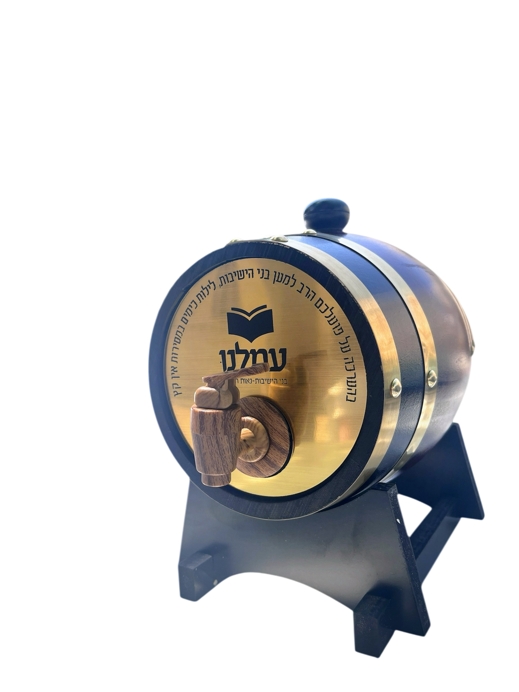 חבית עץ ליין /וויסקי עם חריטה מיוחדת