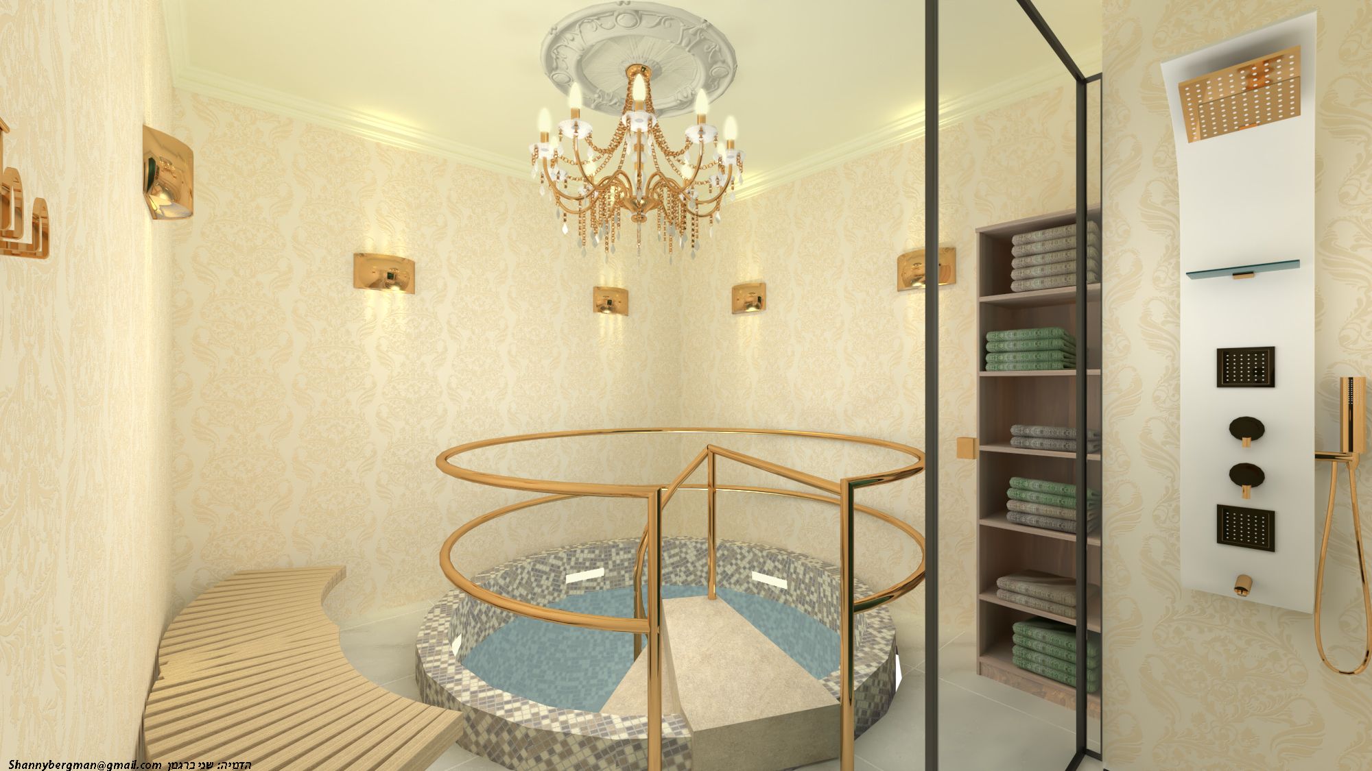 חדר מקווה עגול