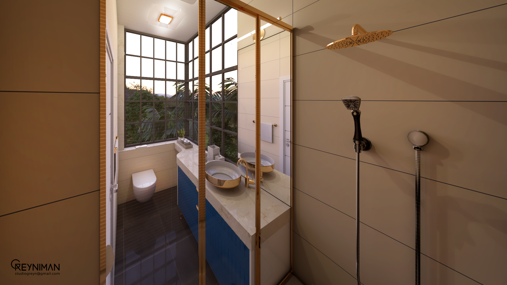 חדר רחצה הורים