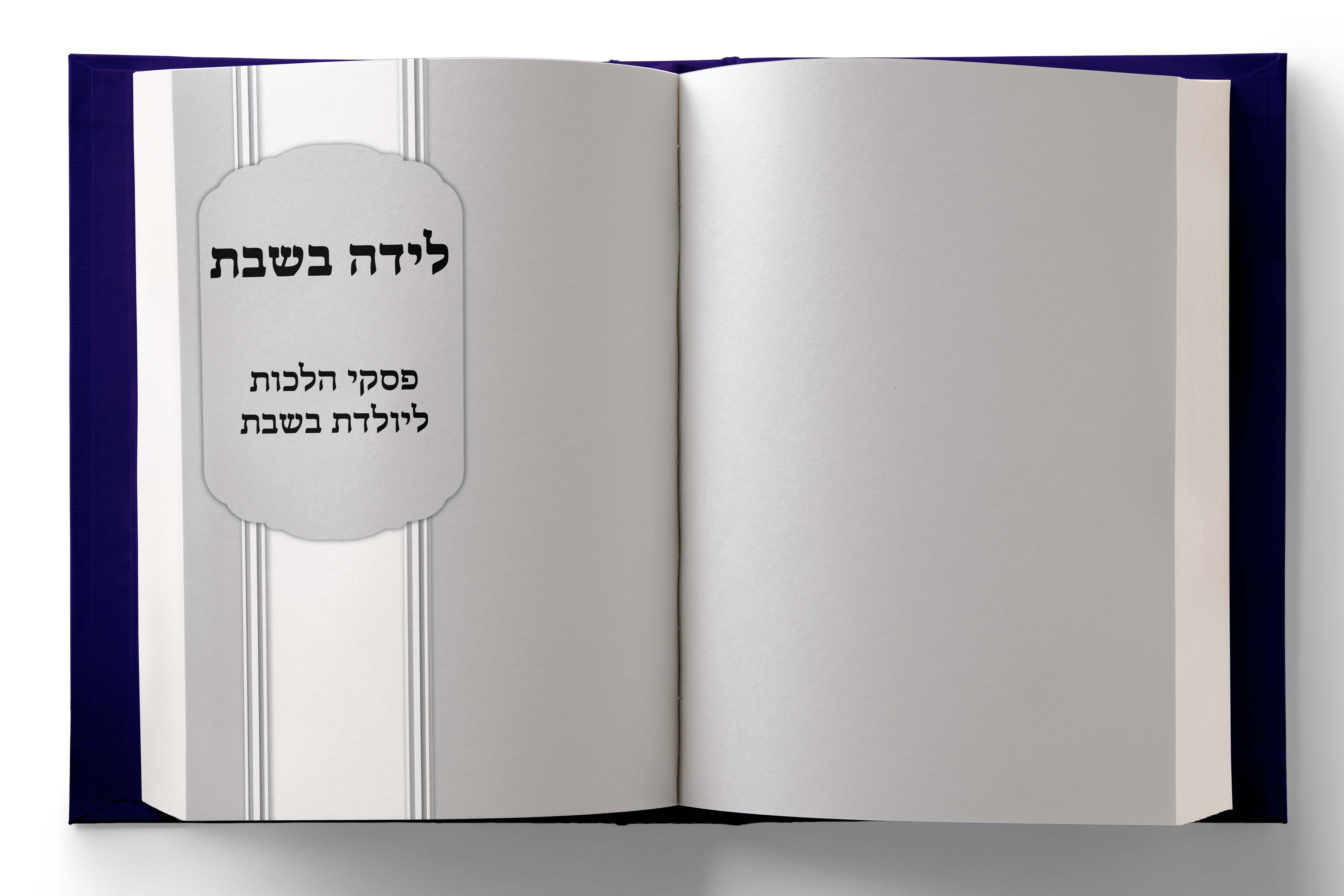 חוצץ ספר לידה בשבת 3