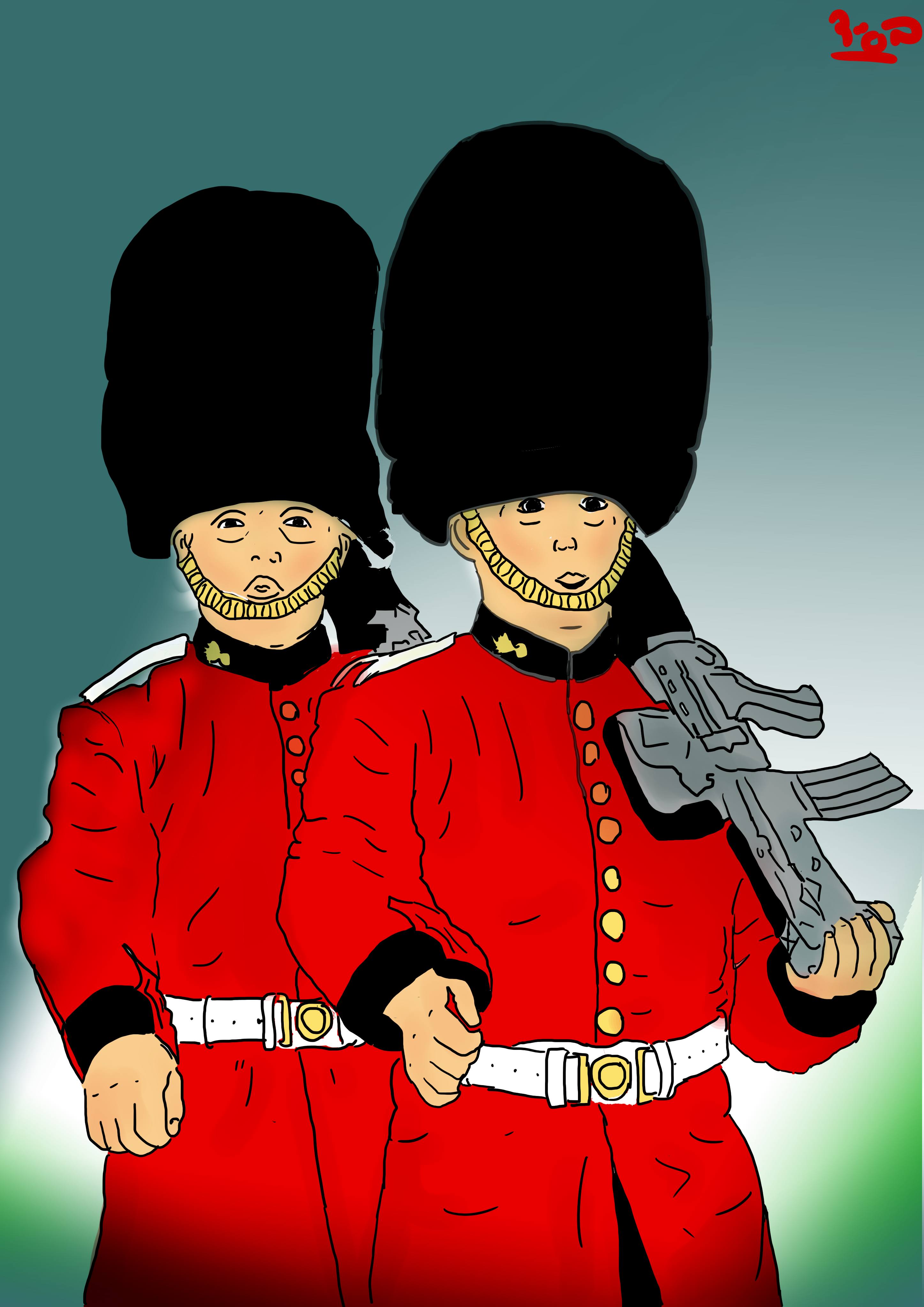 חייל אנגלי.קומי