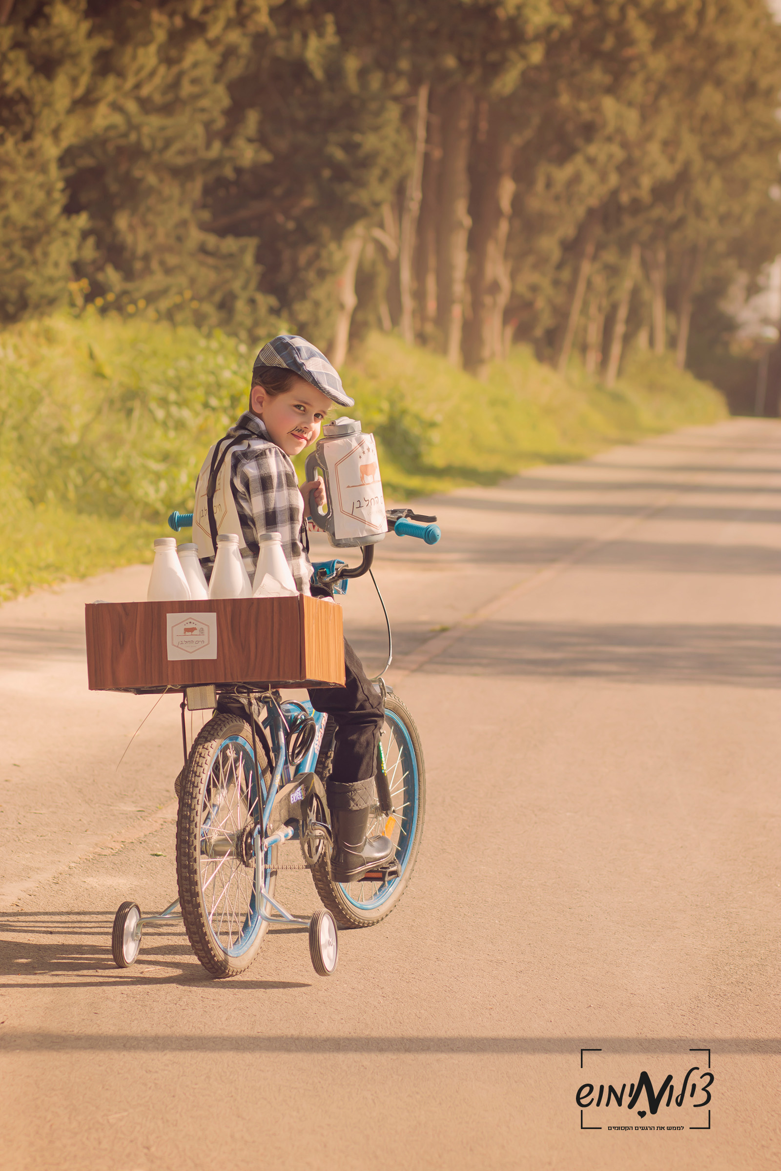 חלבן על אופניים