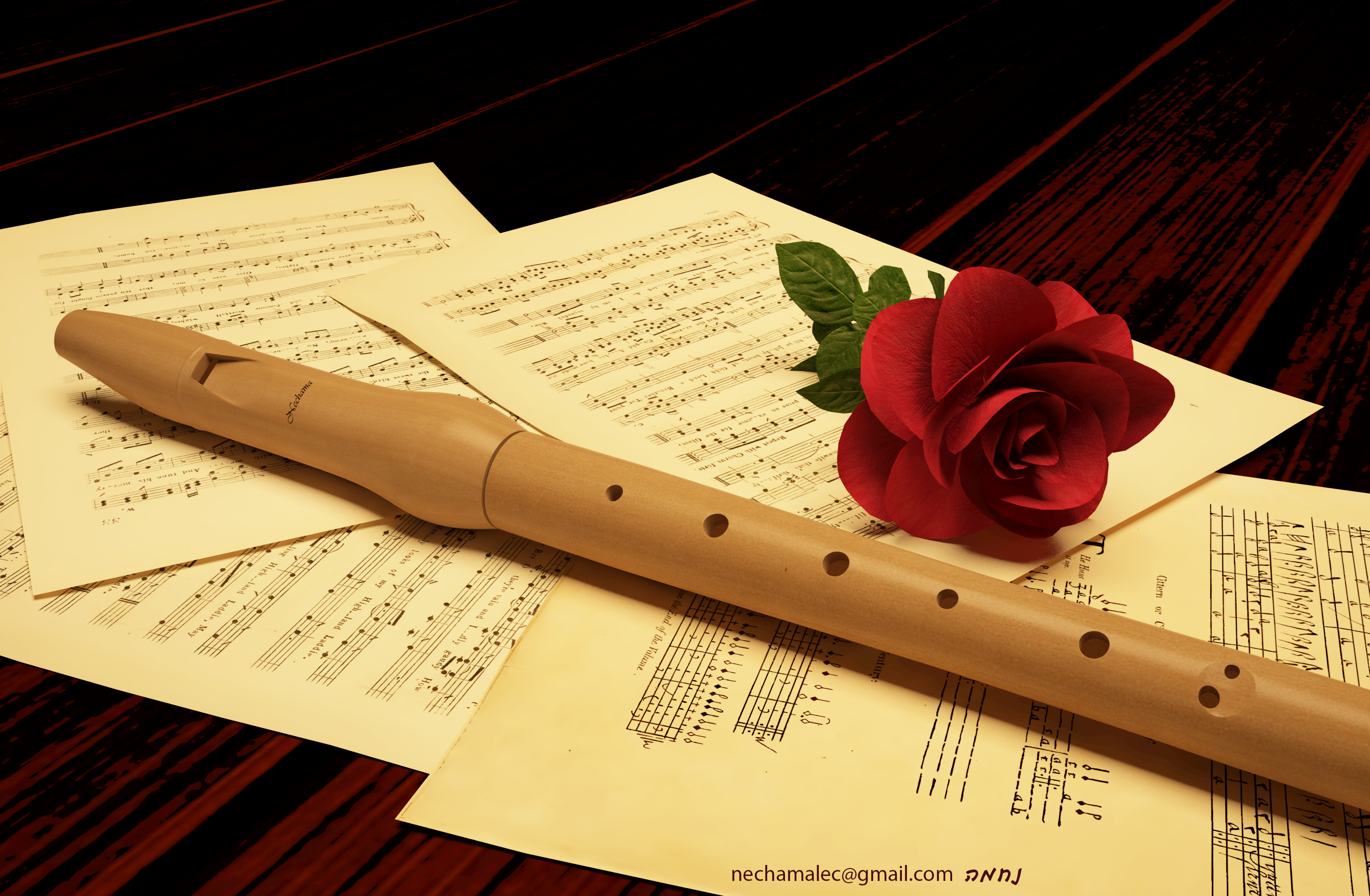 חלילית על תווים