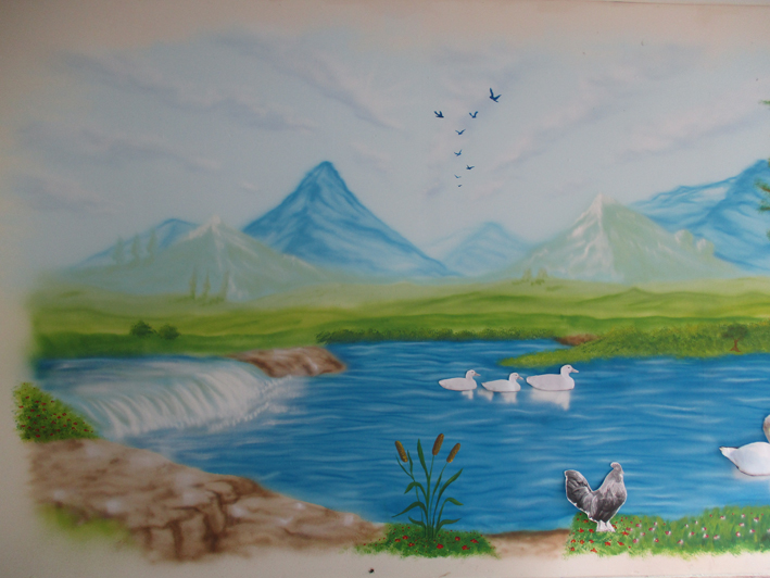 חלק מציור בת"ת מורשה-לחינוך מיוחד.