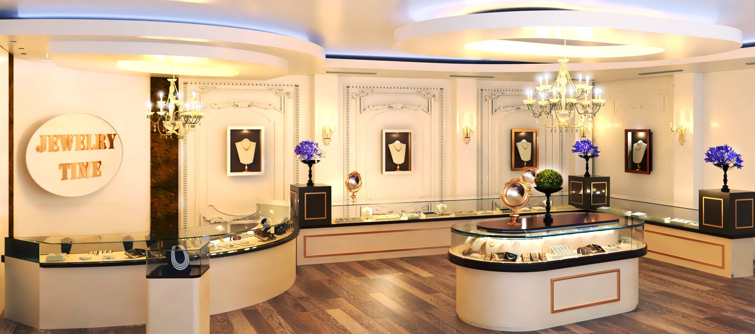 חנות תכשיטים מעוצבת