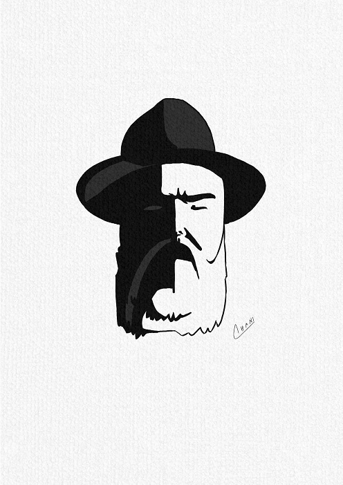 חסיד מתוועד
ידני במקור, עובד בפוטושופ