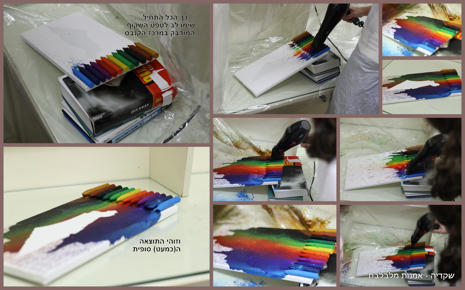 טכניקה נזילה ב צבעים