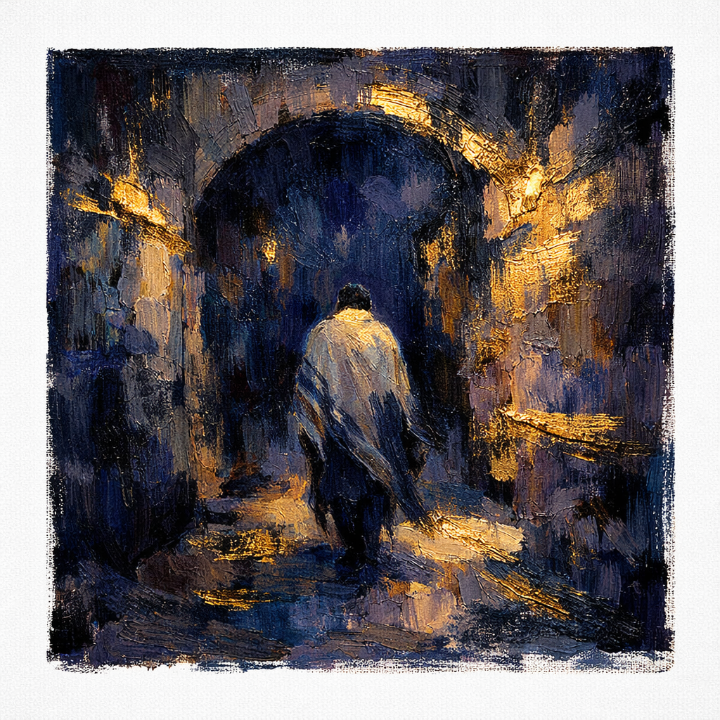 יהודי בדרך לנץ החמה