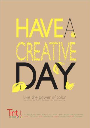 יום צהוב ויצירתי