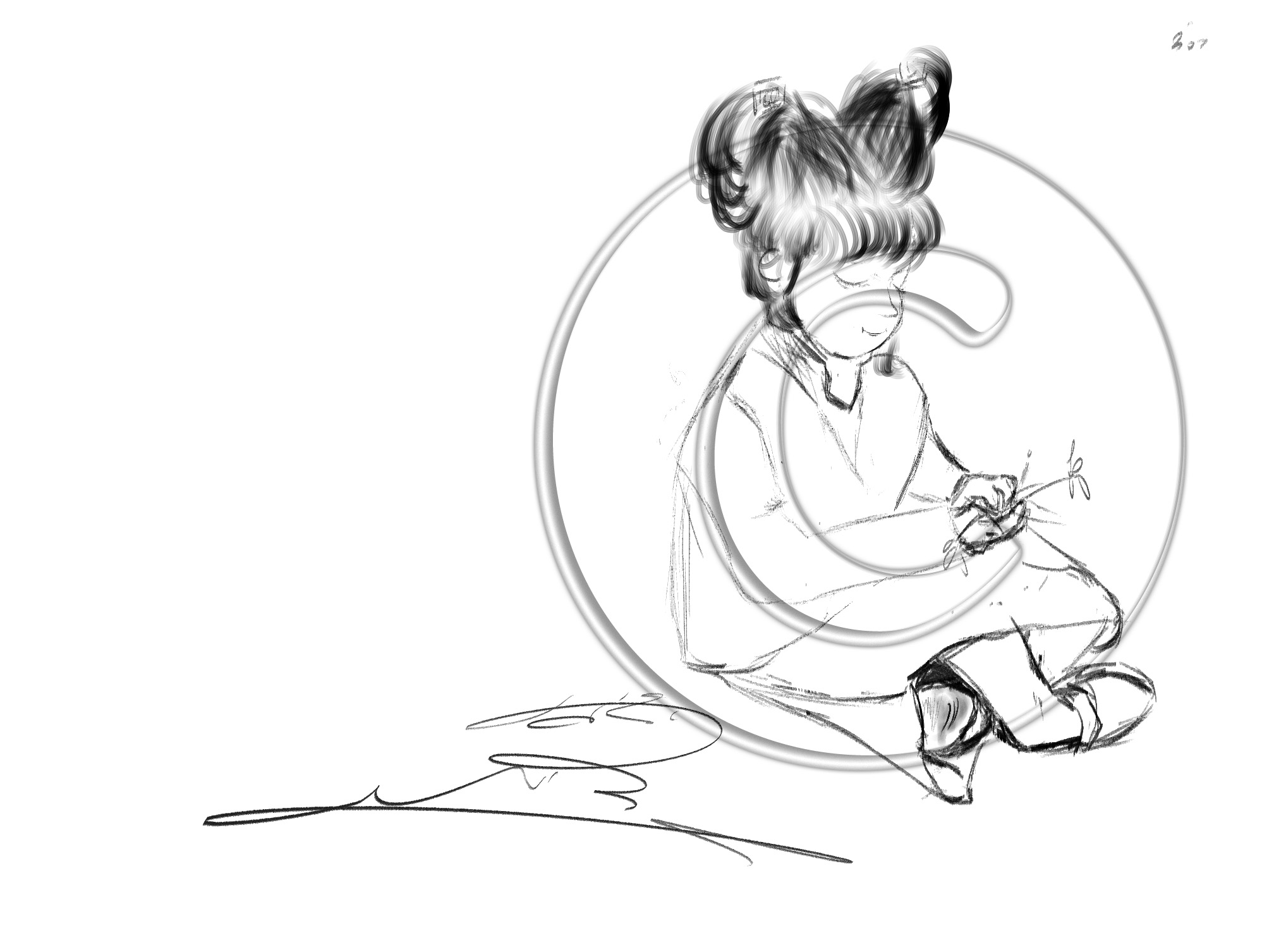 יושבת מרוצה